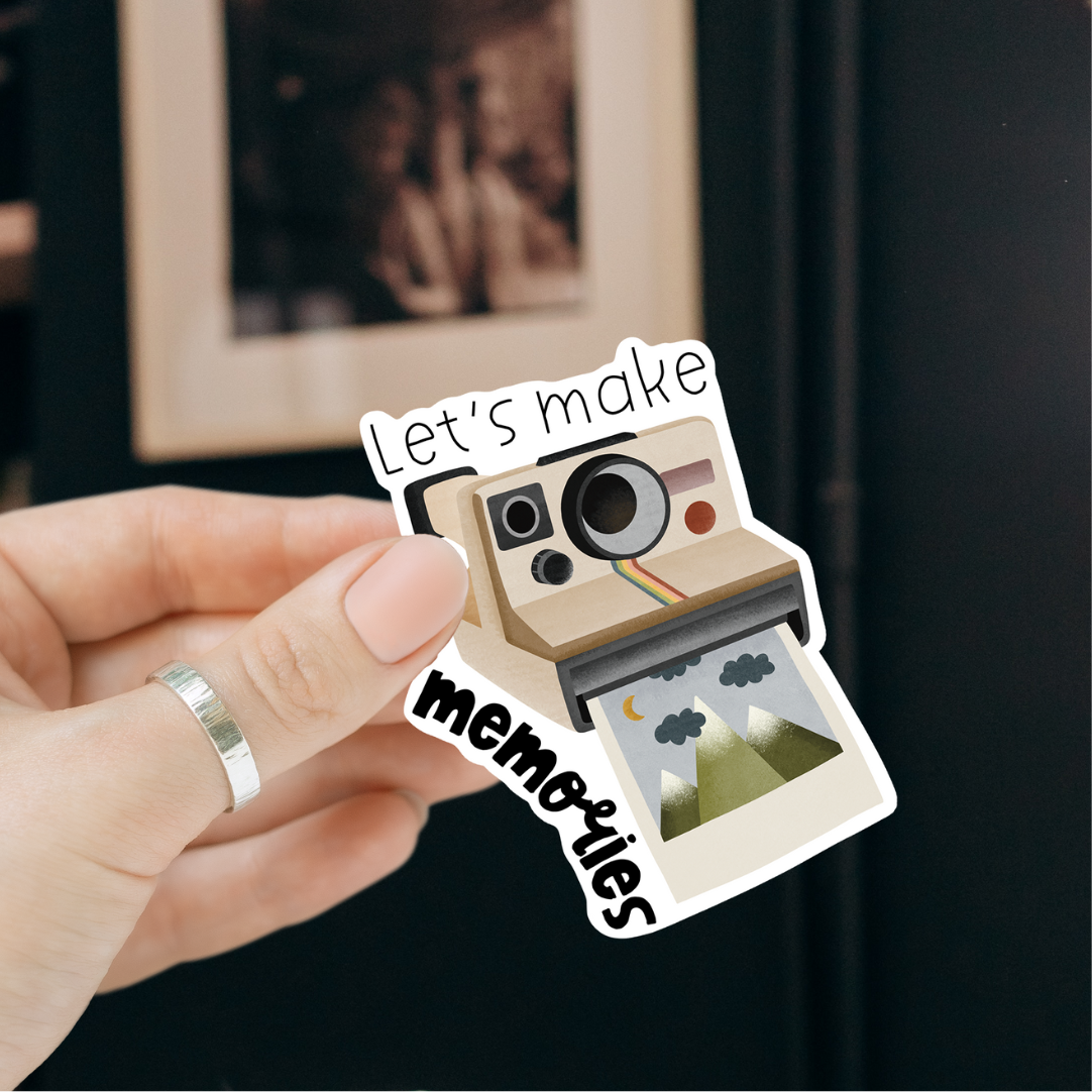 Polaroid Kamera - Vedenkestävä Vinyylitarra