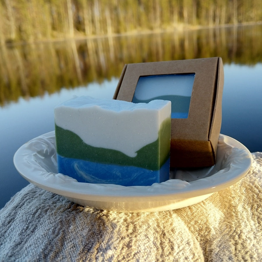 Landscape bar soap
