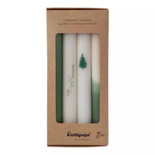 Lataa kuva Galleria-katseluun, Mietelausekruunukynttilät &quot;Rauhallista joulun aikaa&quot;
