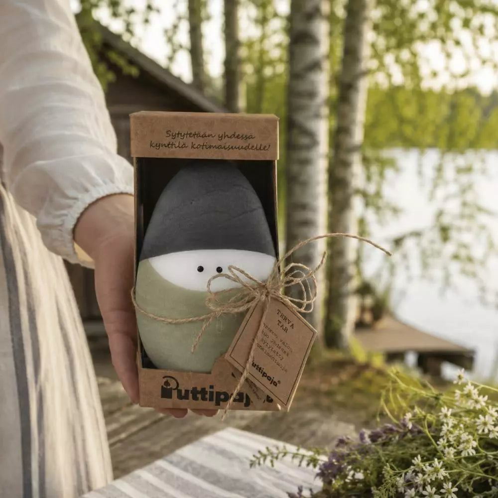 Saunatonttu-tervakynttilä