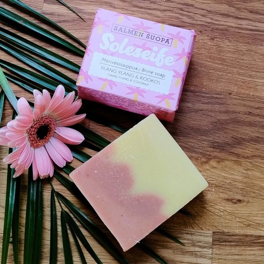 Ylang Ylang & Coconut Brine Soap – Moisturizing Sea Salt Soap