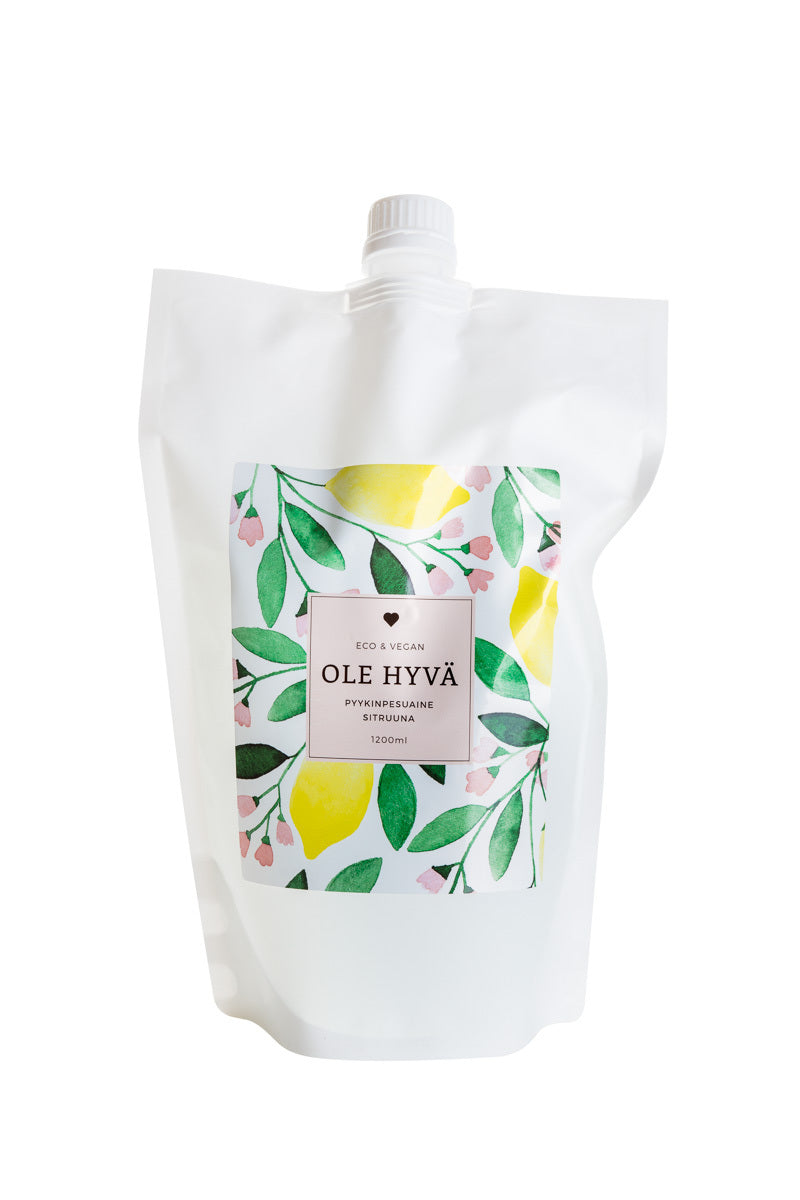 Ole Hyvä Ecological Laundry Detergent – Fresh Lemon