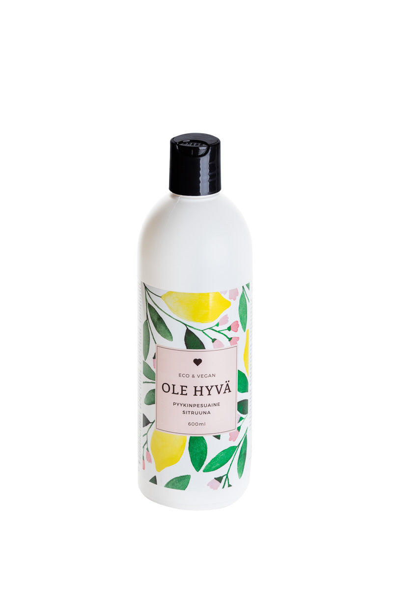 Ole Hyvä Ecological Laundry Detergent – Fresh Lemon