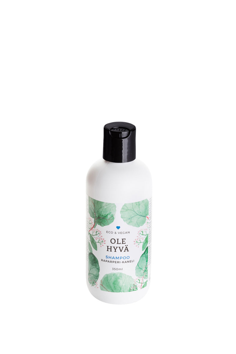 Ole Hyvä - Shampoo, rhubarb-cinnamon