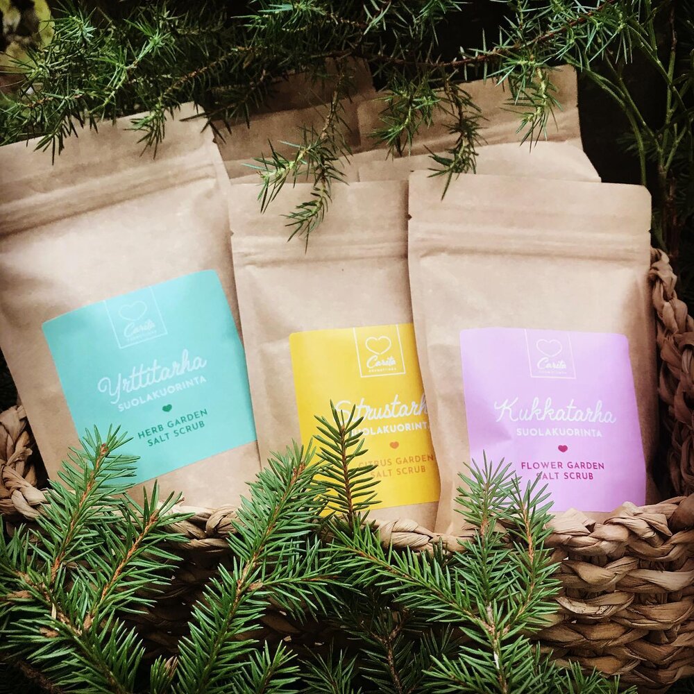 Catteco - Herb garden salt scrub