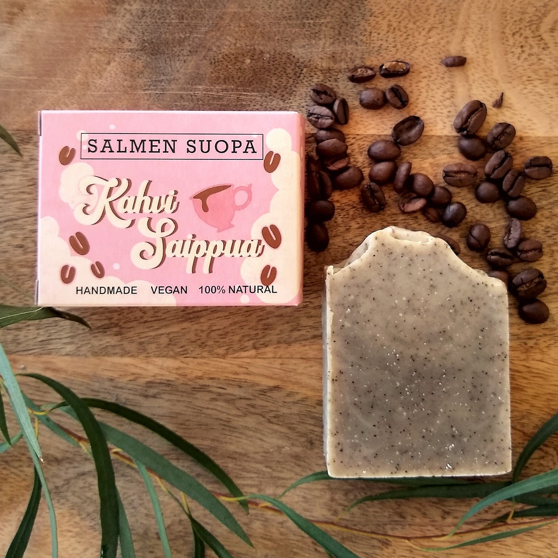 Coffee-Cardamom Exfoliating Bar Soap – Revitalizing & Moisturizing