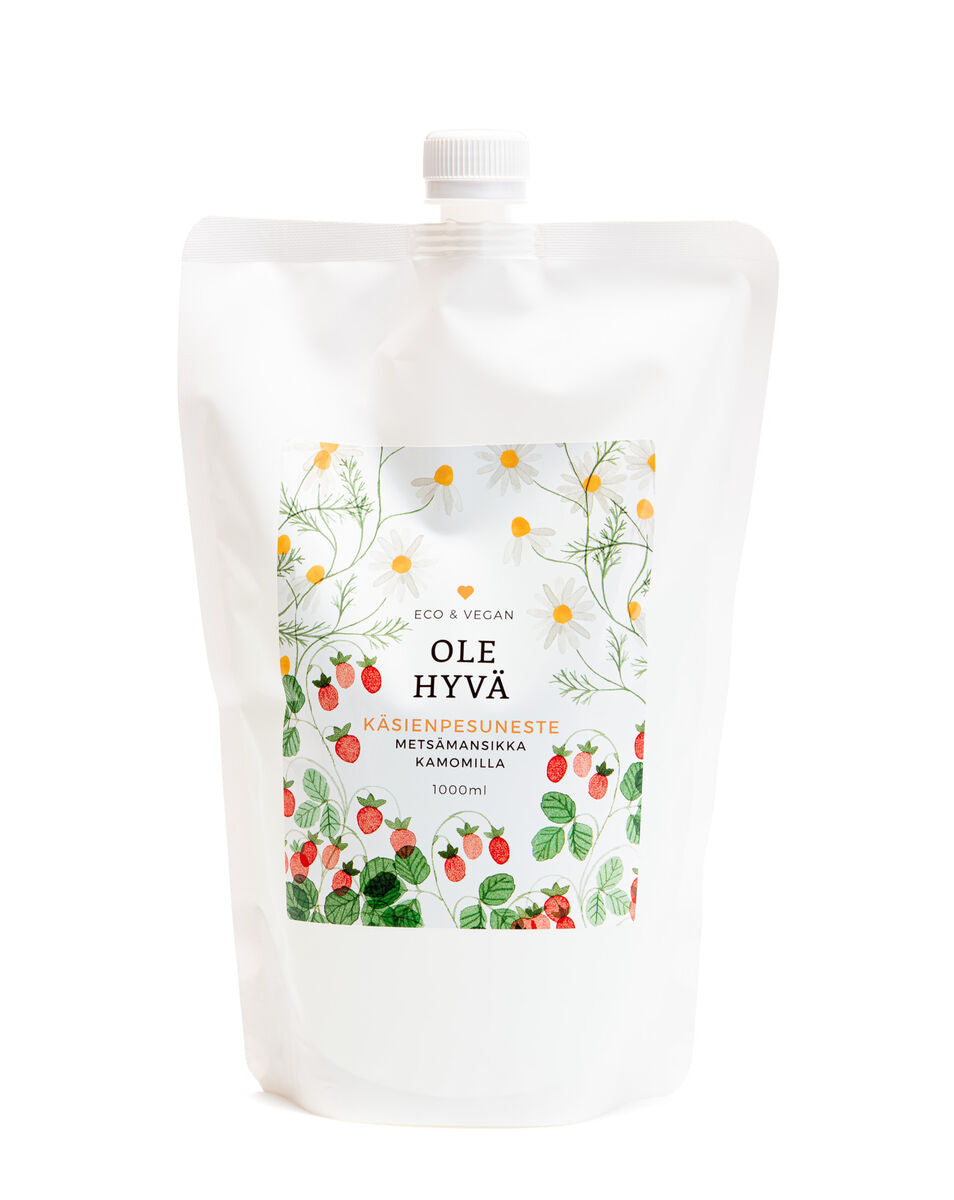 Ole Hyvä - Hand wash, wild strawberry-chamomile