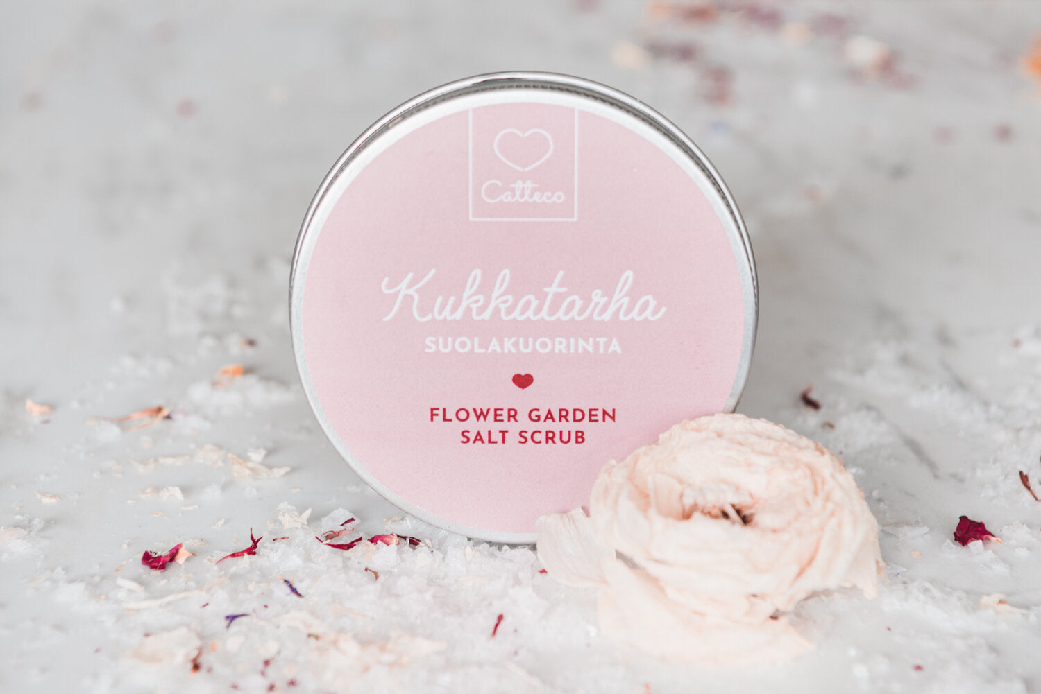 Catteco - Flower garden salt scrub 